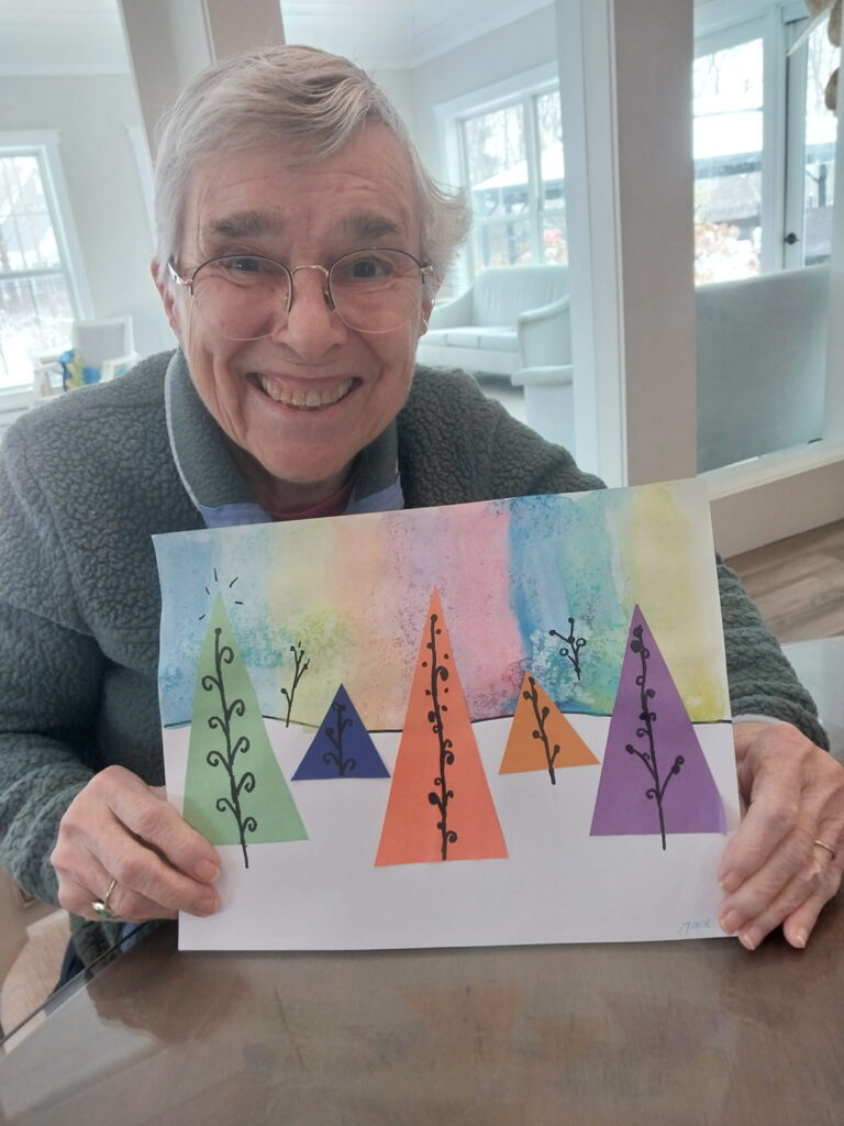 Crafting a beautiful holiday scene