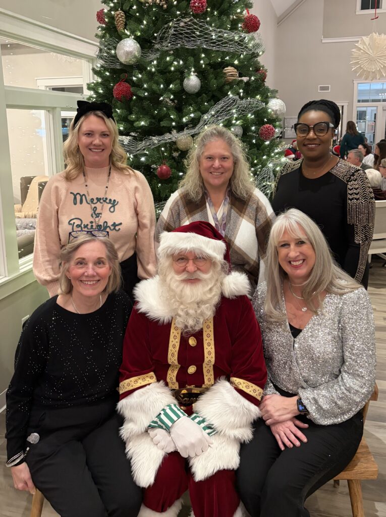 Santa and Parks' Place Staff